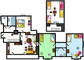 Vergrößern / Details: Plan der Ferienwohnung 2